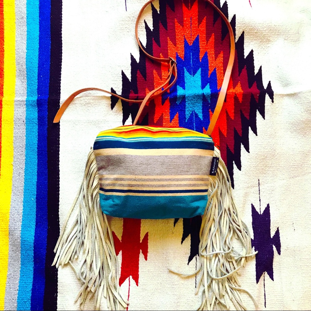 ONE OF A KIND/Pendleton wool Kanaine Willie Bag